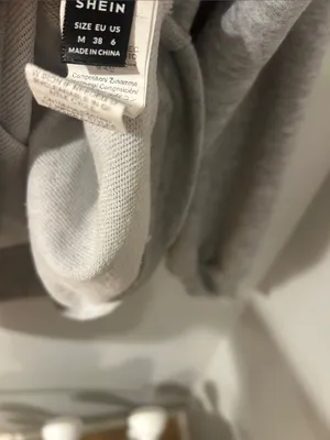SHEIN Gray Pullover Sweatshirt thumbnail 2