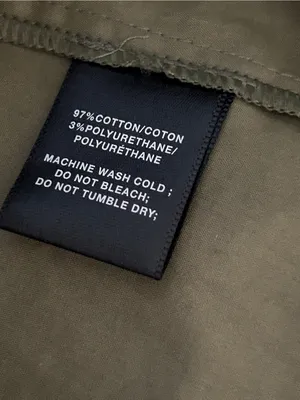 Lafayette 148 New York Olive Green Slim-Fit Cotton Button Front Shirt thumbnail 3
