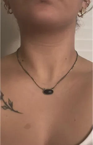 Black Gem Necklace thumbnail 4