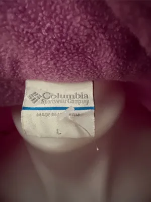 Columbia Lavender-Pink Full-Zip Fleece Jacket thumbnail 3