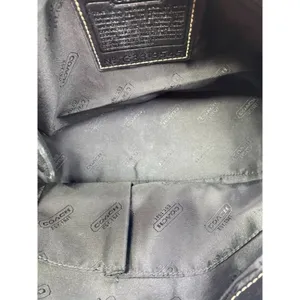 Coach Black Medium Leather Handbag thumbnail 8