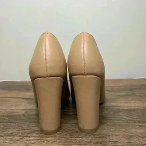 IDIFU 4in chunky block heel pump Tan Size 6 thumbnail 3