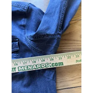 Duluth‎ Trading Women Size Large Blue Denim Pearl Snap Western Country Cowgirl thumbnail 5