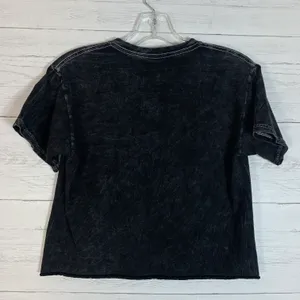 Nickelodeon SpongeBob SquarePants black crop top shirt size XS thumbnail 3