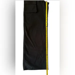 Aritzia Wilfred‎ Free Sz 4 Cargo Pants Women’s Black Noir Wide Leg High Rise thumbnail 12