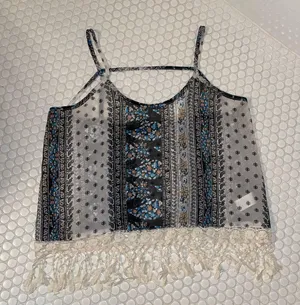 Floral Tank Top Multi Size M thumbnail 1