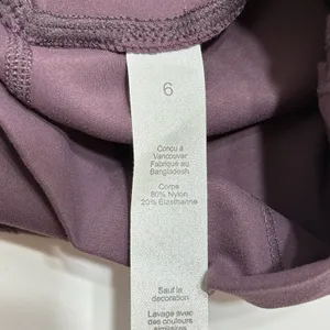Lululemon Womens Leggings Purple Wunder Under High Rise Pull On Workout Size 6 thumbnail 5