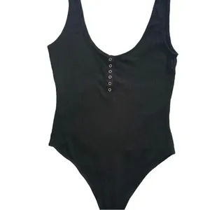 Wild Fable Sleeveless Black Snap Front Bodysuit thumbnail 6