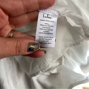 NWOT Lulus Major Perfection White Floral Jacquard Midi Dress with Pockets thumbnail 11