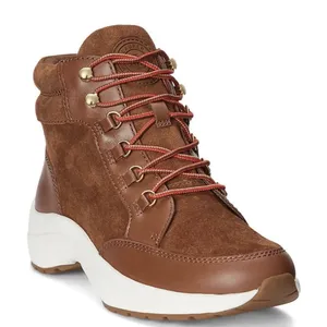 Ralph Lauren Rylee Hiker Boots Shoes,‎ Whiskey Deep Saddle Tan, Women's Size 8 thumbnail 1