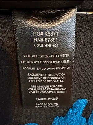 Carolina Panthers NFL Black Blue Football Hoodie Sweatshirt Women's Juniors thumbnail 2