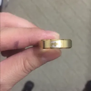 6mm Gold Batman Ring thumbnail 5
