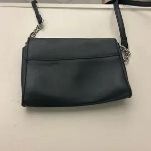 Bag Steve Madden Black Crossbody Bag with Silver Chain Strap thumbnail 4