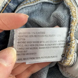WILD FABLE Plus 18W Baggy Blue Jeans Highest Rise Busted Knees Pants Grunge Punk thumbnail 9