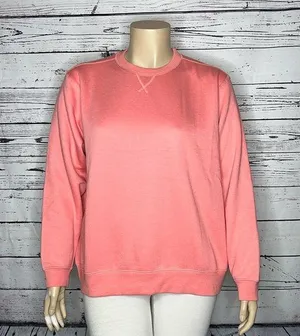 Starting Point NWT Size XL Pink Ultra Soft Fleece Lined Sweatshirt Top thumbnail 1