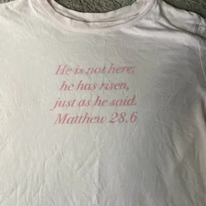 Forever 21 Light Pink Graphic Tee thumbnail 2