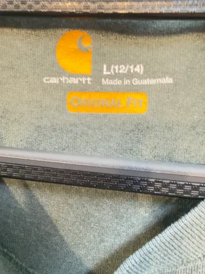 Carhartt Original Fit Women’s Pocket Tee size Large In green thumbnail 6