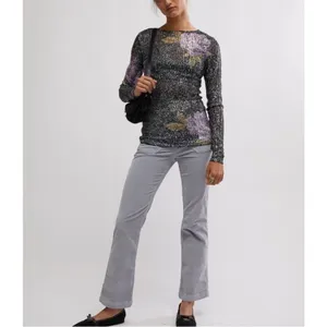Intimately Free People Gold Rush Floral Sequin Long Sleeve Top thumbnail 5