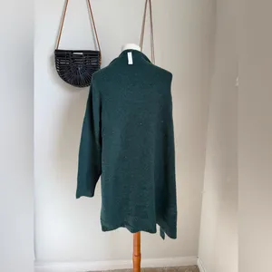 NWT Madewell Green Cozy Wool Alpaca Cardigan Sweater, Size XL thumbnail 2