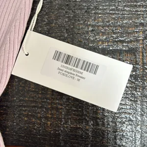 Reformation Jenni Strapless Sweater in Foxglove thumbnail 3