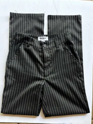 RSQ Alt Pinstripe Straight Leg Trousers thumbnail 1