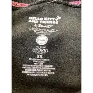 Hello Kitty and Friends Halloween Glow in the Dark Sweatshirt XS Black NWT‎ thumbnail 2