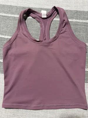 Tank Top Mauve Purple Racerback Womens Size 4 thumbnail 1