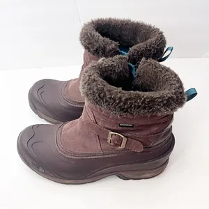 THE NORTH FACE Brown Chilkat lll Heat Seeker Mid Calf Fur Trim Boots 8.5 Winter thumbnail 7