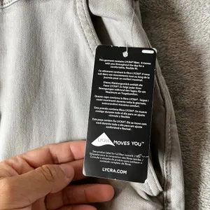 Lularoe Utility Cargo Pants Size 34 Gray Stretchy Twill Roll Up Cuffs‎ New thumbnail 8