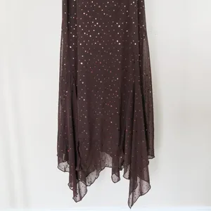 Vintage Y2K Ruby Rox Brown Sparkley Midi Dress thumbnail 5