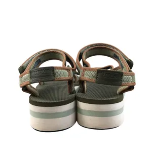 TEVA Platform Universal Mesh Sandals Women 9 Green Breezy Outdoor Resort boho thumbnail 7