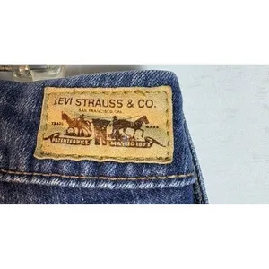 Levis Jeans Women Low Boot Cut‎ 545 Medium wash Blue Jeans 16M thumbnail 9