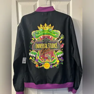 Universal Studios Florida Mardi Grads 22 jacket size M Purple Size M thumbnail 2