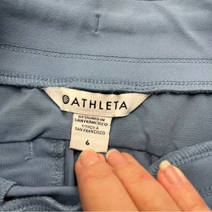 Athleta Trekkie North‎ High Rise Jogger Pant Womens Size 6 Blue Athletic Pull-On thumbnail 2