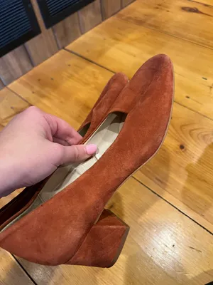 Zara Mary Jane Suede Block Heel thumbnail 4