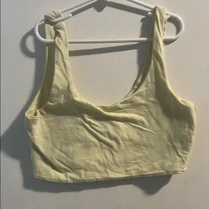 Cotton On Green Sleeveless Fitted Crop Tank‎ Top thumbnail 1