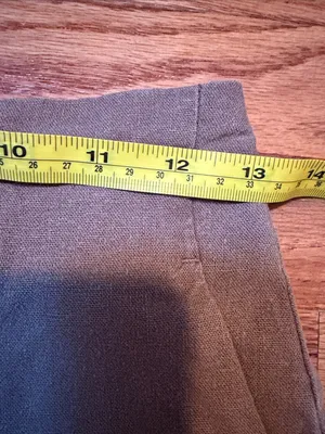 Linen Blend Love Tree Tan Shorts Size‎ Medium thumbnail 6