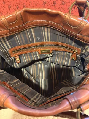 Banana Republic leather bowling-style bag or satchel thumbnail 6