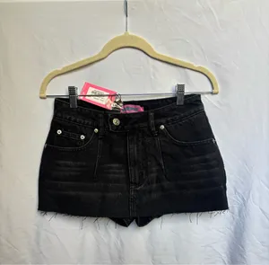 Edikted Low Rise Denim Micro Skort thumbnail 6