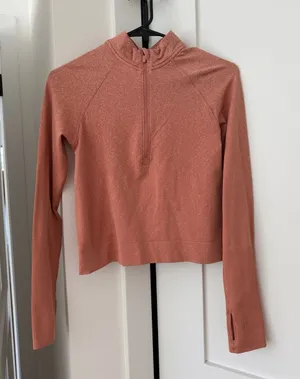 Lululemon Rest Less Cropped Half-Zip thumbnail 1