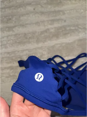 Lululemon cross back sports bra dark blue thumbnail 3
