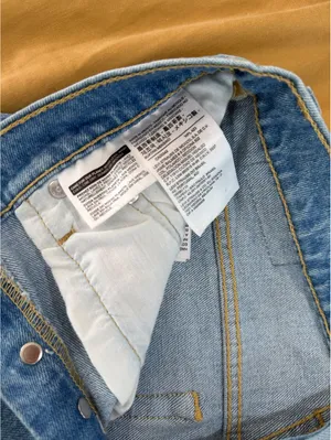 Levi's 501 Light Blue Denim High Waist Cutoff Shorts thumbnail 7