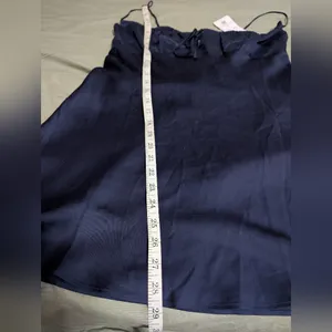 PINK NWT Mini Tencel Night Gown Women's Medium Navy Blue thumbnail 4