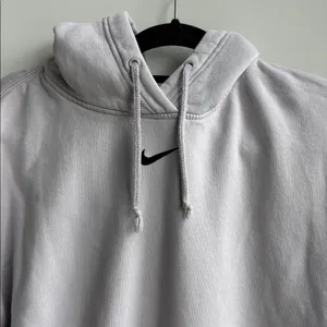 Nike Gray Hoodie Sweatshirt Size S thumbnail 2