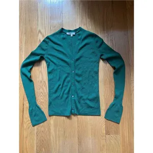 Madewell Merino Wool-Silk Blend Cardigan Sweater Mallard Green Size XS thumbnail 4