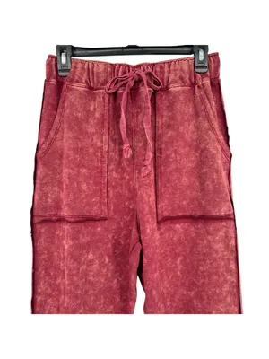 Oli & Hali Cabernet Tie Dye Jogger Sweatpants Casual Size Small Gorpcore Grunge thumbnail 2