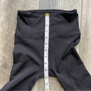 Lululemon High Rise Reveal Precision Tights in Black Size 2 Laser Cut Mesh Leg thumbnail 7