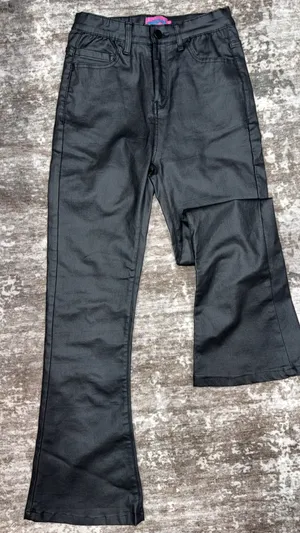 Edikted Faux Leather Pants Flare thumbnail 4