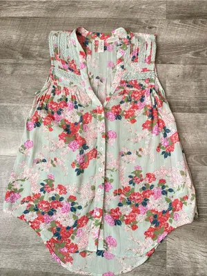 Anthropologie Gorgeous Meadow Rue blouse thumbnail 3