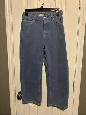 Free People We The Free Ocean Deep Trance Dropped Barrel Boyfriend Jeans 24 thumbnail 3